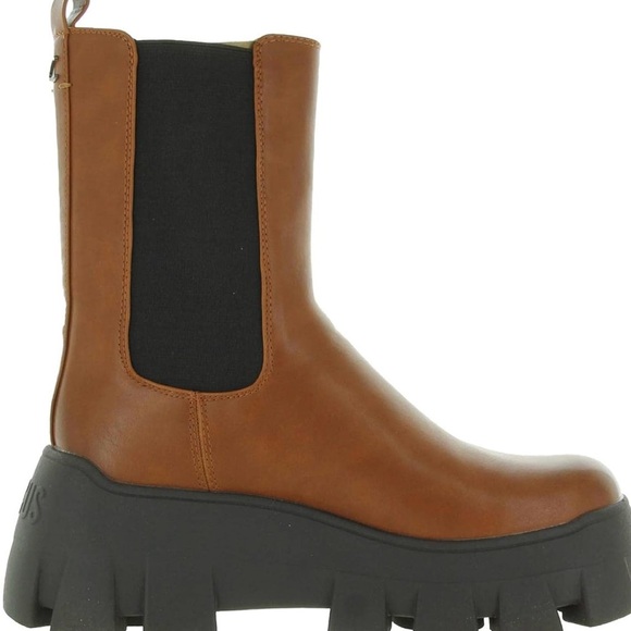 Circus NY Ana by Sam Edelman Platform Boots Brown and Black - Picture 1 of 3